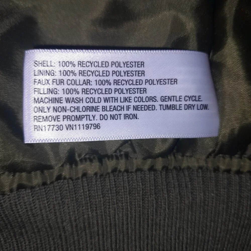 Universal Thread Women's Bomber Jacket Moss Green Size XL Waterproof Coat - Picture 10 of 10